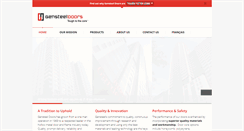 Desktop Screenshot of gensteeldoors.com